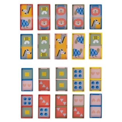 Taf Toys - Domino per bambini 4in1 animali