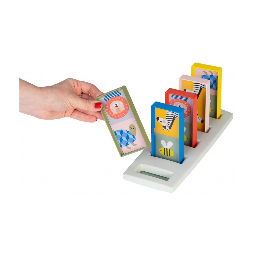 Taf Toys - Domino per bambini 4in1 animali