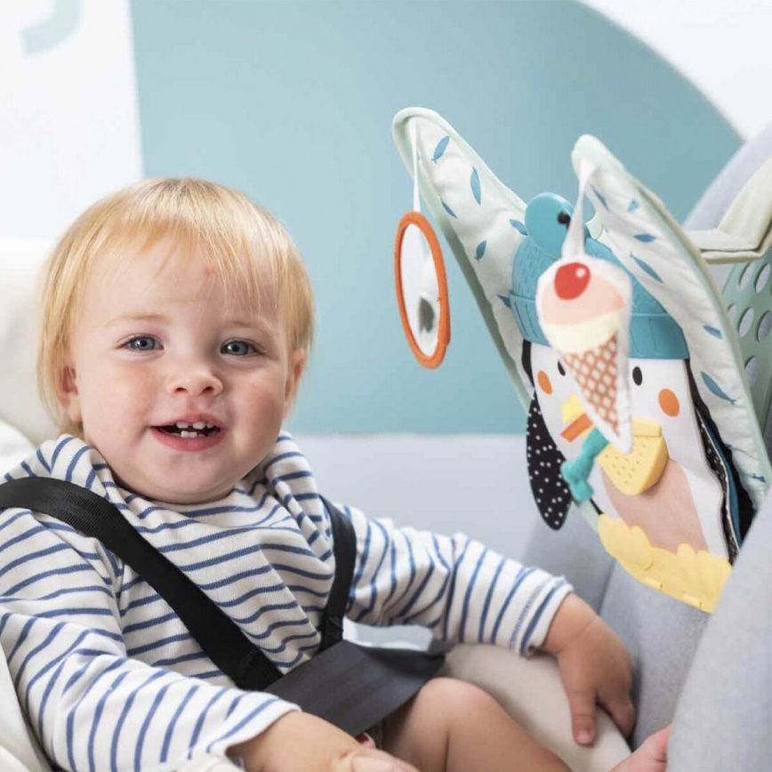 Taf Toys - Giocattolo auto Play & Kick pinguino 3xAA