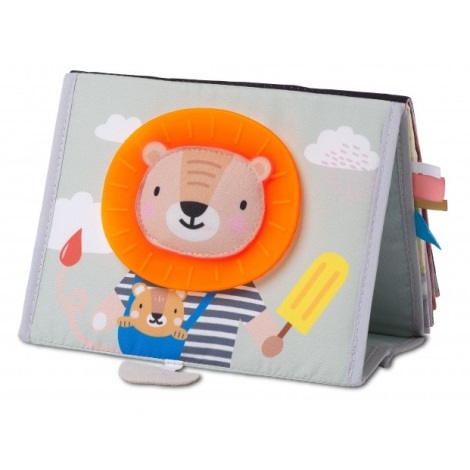 Taf Toys - Libro tessile per bambini con specchio della savana