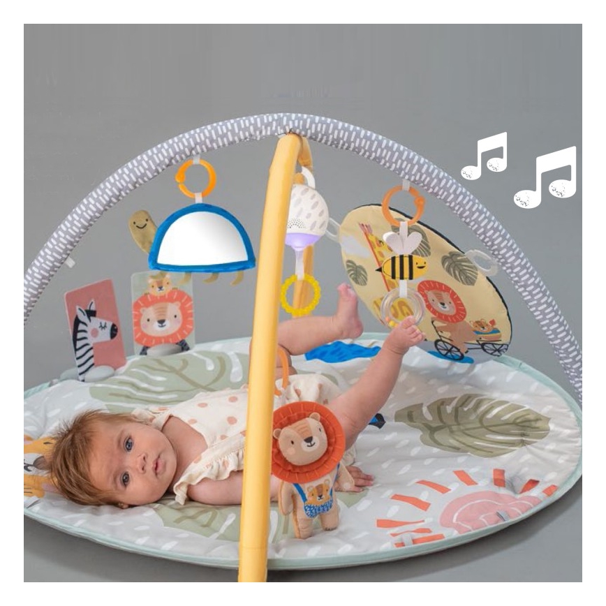 Taf Toys - Tappeto per bambini con trapezio savana 2xAAA