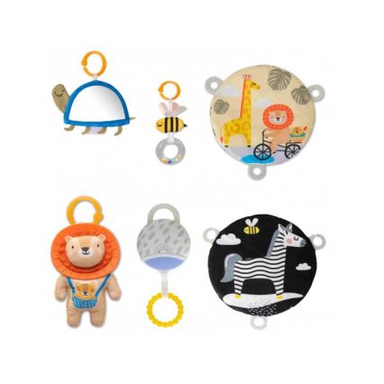 Taf Toys - Tappeto per bambini con trapezio savana 2xAAA