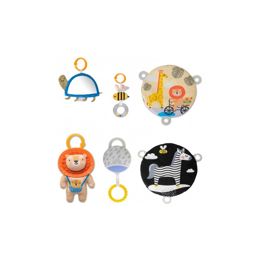 Taf Toys - Tappeto per bambini con trapezio savana 2xAAA