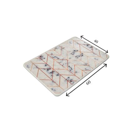 Tappetino da bagno MOREA 40x60 cm beige