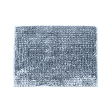 Tappetino da bagno antiscivolo CHENILLE 50x80 cm grigio