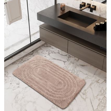 Tappetino da bagno CARMEN 50x80 cm beige