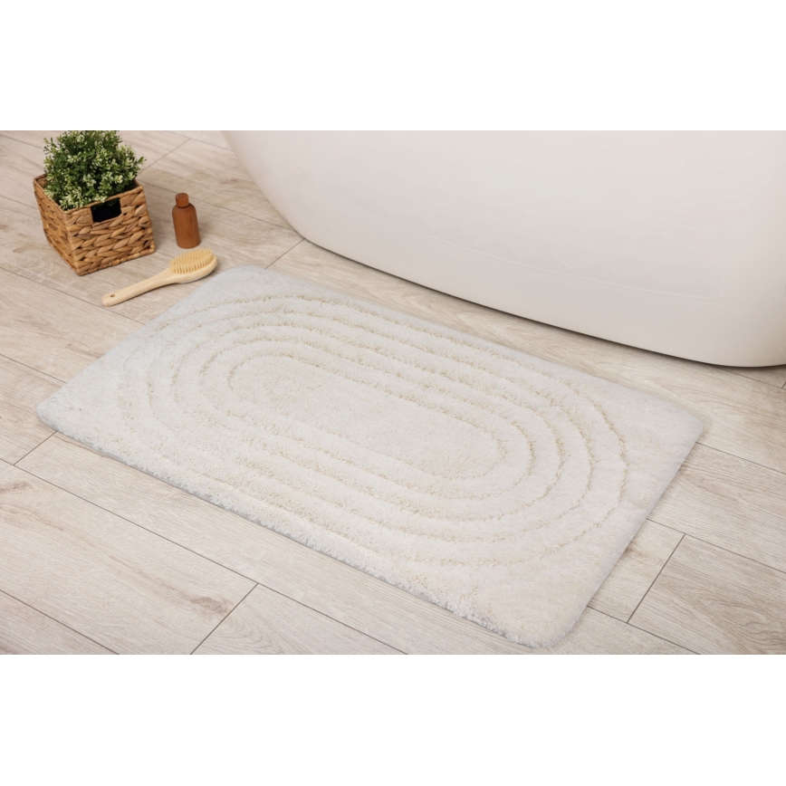Tappetino da bagno CARMEN 50x80 cm color crema