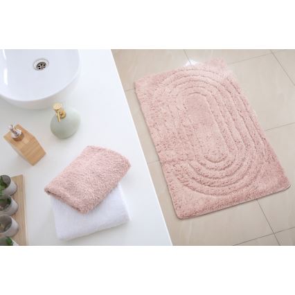 Tappetino da bagno CARMEN 50x80 cm rosa