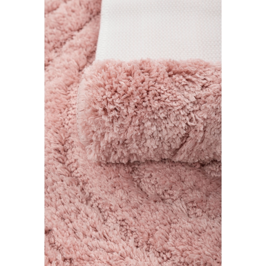 Tappetino da bagno CARMEN 50x80 cm rosa