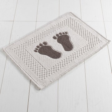 Tappetino da bagno FOET 50x70 cm bianco