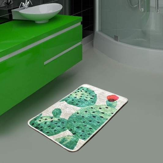 Tappetino da bagno GREEN 40x60 cm verde