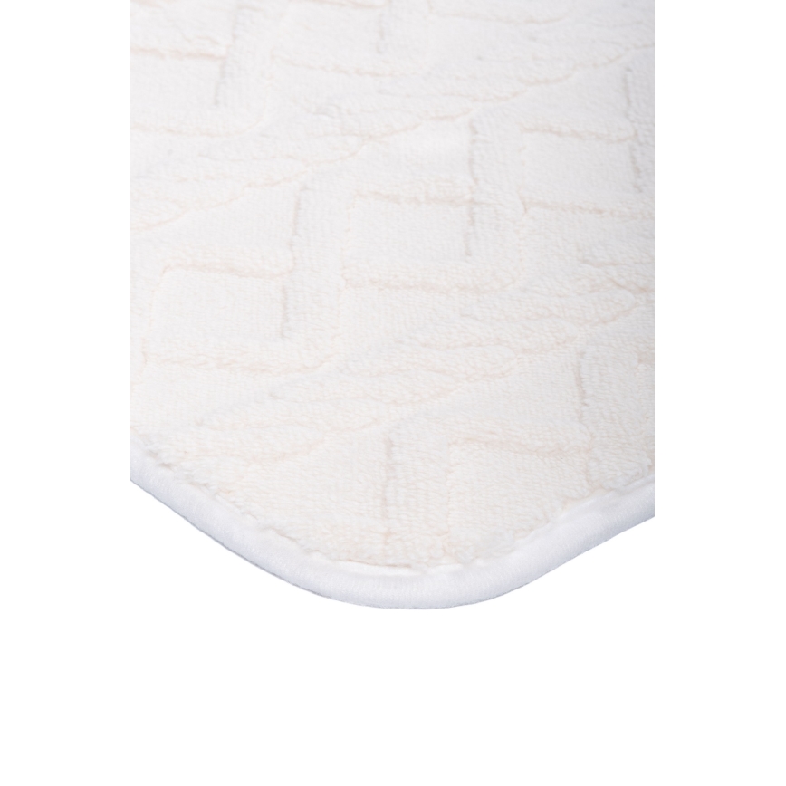 Tappetino da bagno NEW STYLE 3D 60x90 cm crema