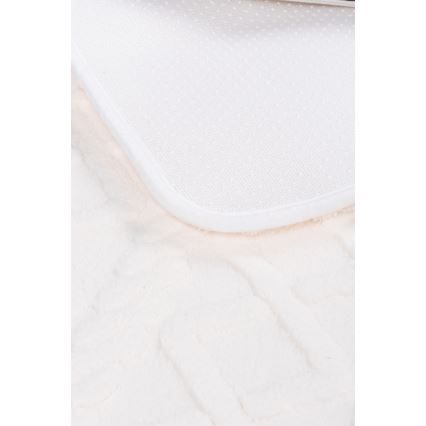Tappetino da bagno NEW STYLE 3D 60x90 cm crema