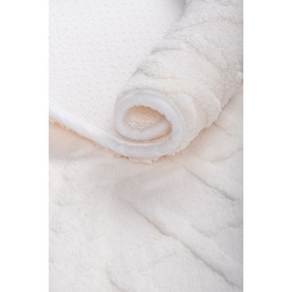 Tappetino da bagno NEW STYLE 3D 60x90 cm crema