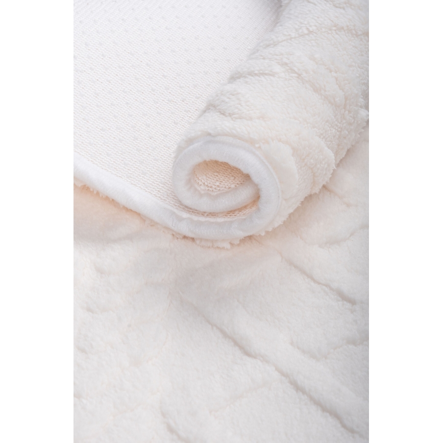 Tappetino da bagno NEW STYLE 3D 60x90 cm crema