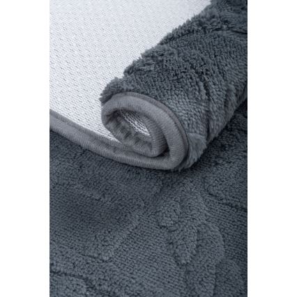Tappetino da bagno NEW STYLE 3D 60x90 cm grigio