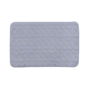 Tappetino da bagno NEW STYLE 3D 60x90 cm grigio