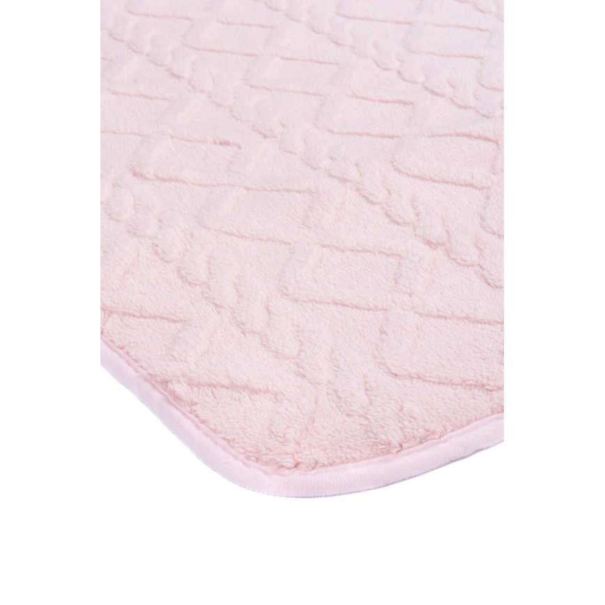Tappetino da bagno NEW STYLE 3D 60x90 cm rosa