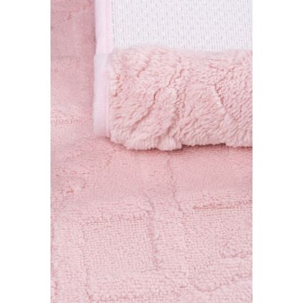 Tappetino da bagno NEW STYLE 3D 60x90 cm rosa