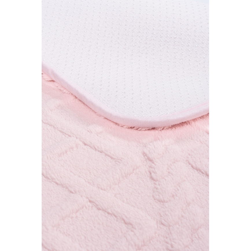 Tappetino da bagno NEW STYLE 3D 60x90 cm rosa