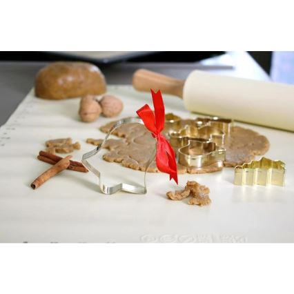 Tappetino da cucina in silicone TORO 52x42 cm crema