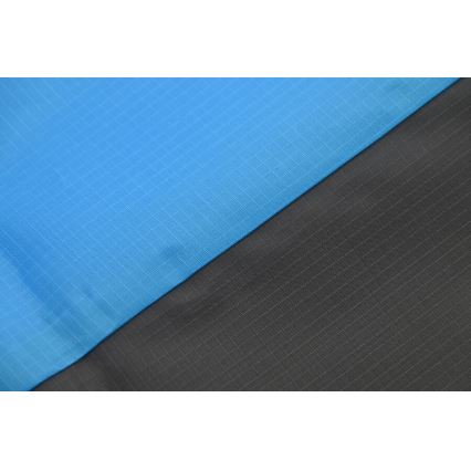 Tappetino da spiaggia 200x200 cm blu/grigio