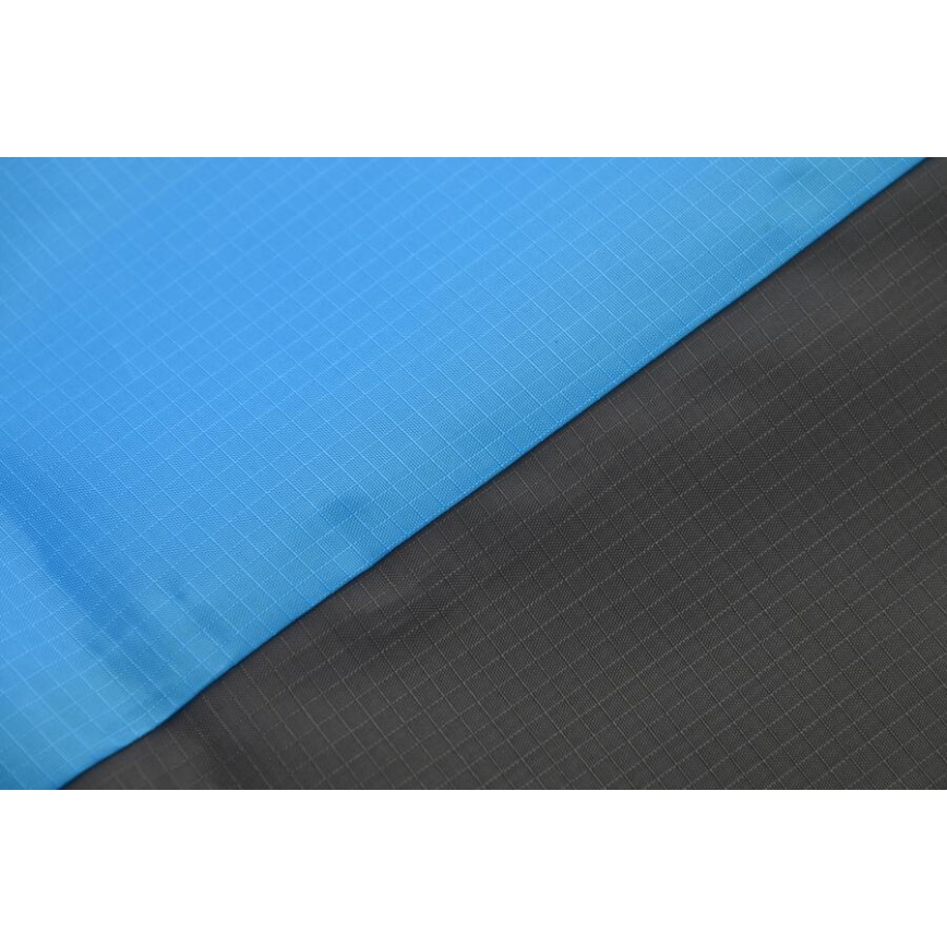 Tappetino da spiaggia 200x200 cm blu/grigio