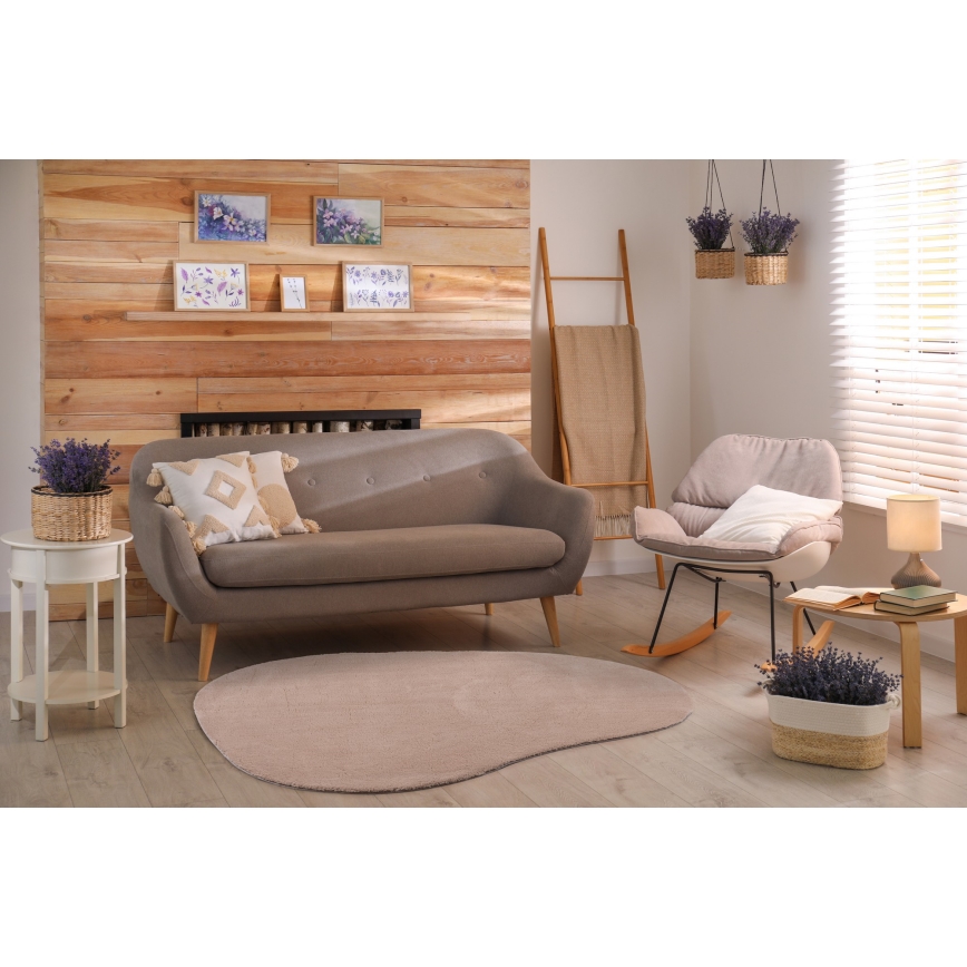 Tappeto antiscivolo LOREN 120x170 cm beige