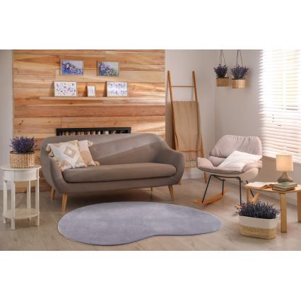 Tappeto antiscivolo LOREN 120x170 cm grigio