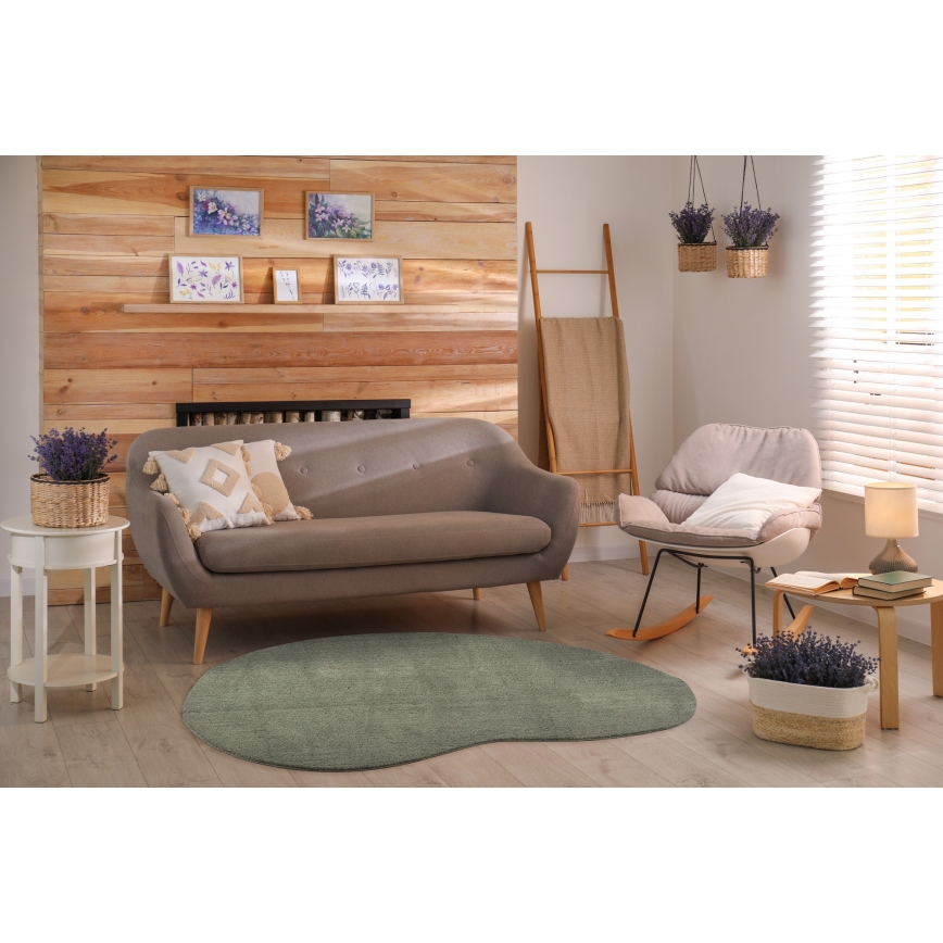 Tappeto antiscivolo LOREN 120x170 cm verde scuro