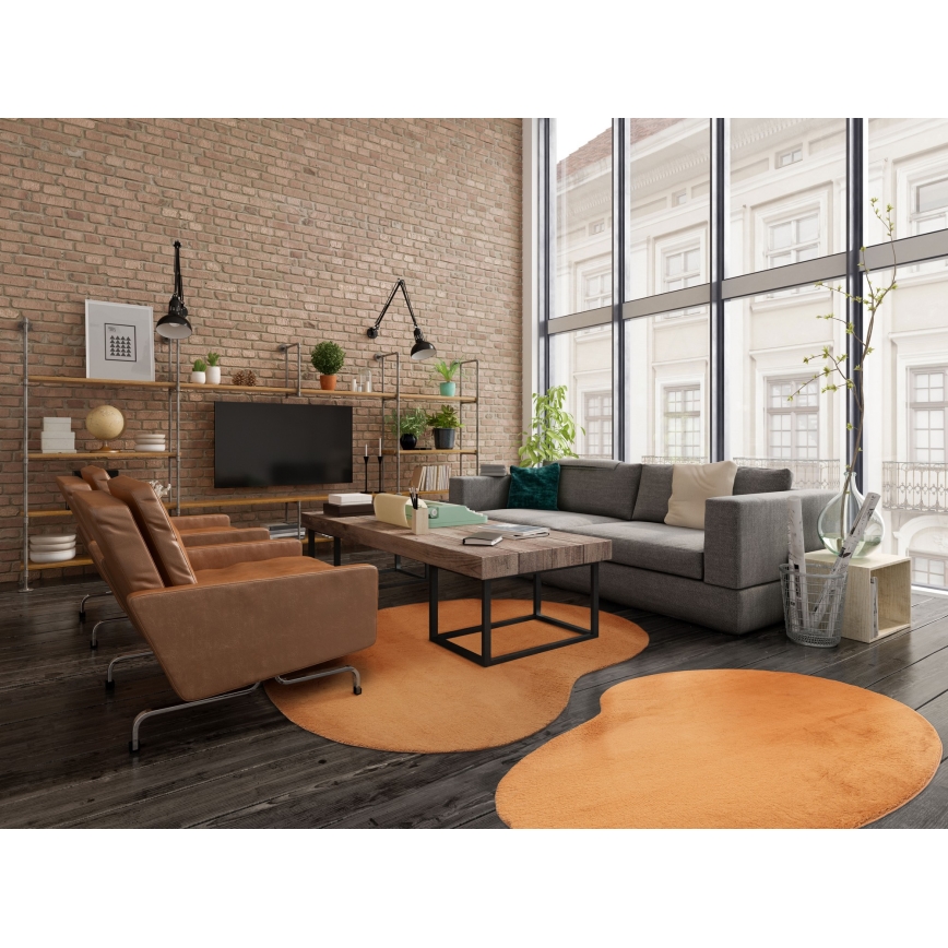 Tappeto antiscivolo LOREN 160x230 cm arancione