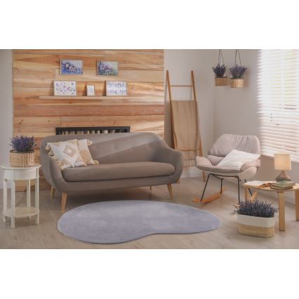 Tappeto antiscivolo LOREN 160x230 cm grigio