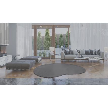 Tappeto antiscivolo LOREN 160x230 cm grigio