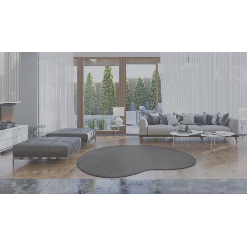 Tappeto antiscivolo LOREN 160x230 cm grigio