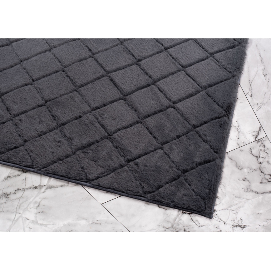 Tappeto antiscivolo MODENA NEW 120x160 cm antracite
