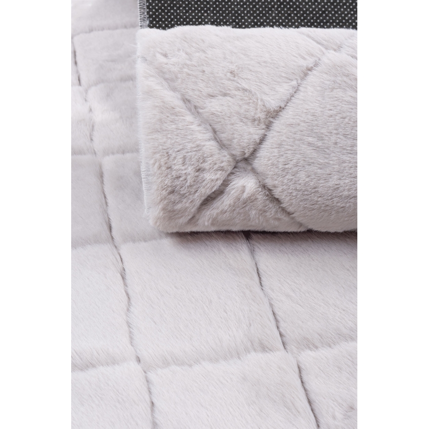 Tappeto antiscivolo MODENA NEW 120x160 cm, grigio chiaro