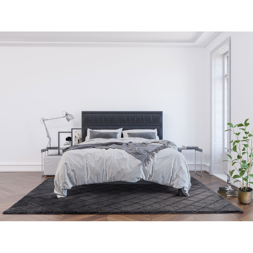 Tappeto antiscivolo MODENA NEW 60x100 cm antracite