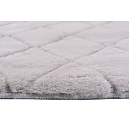 Tappeto antiscivolo MODENA NEW 60x100 cm grigio chiaro