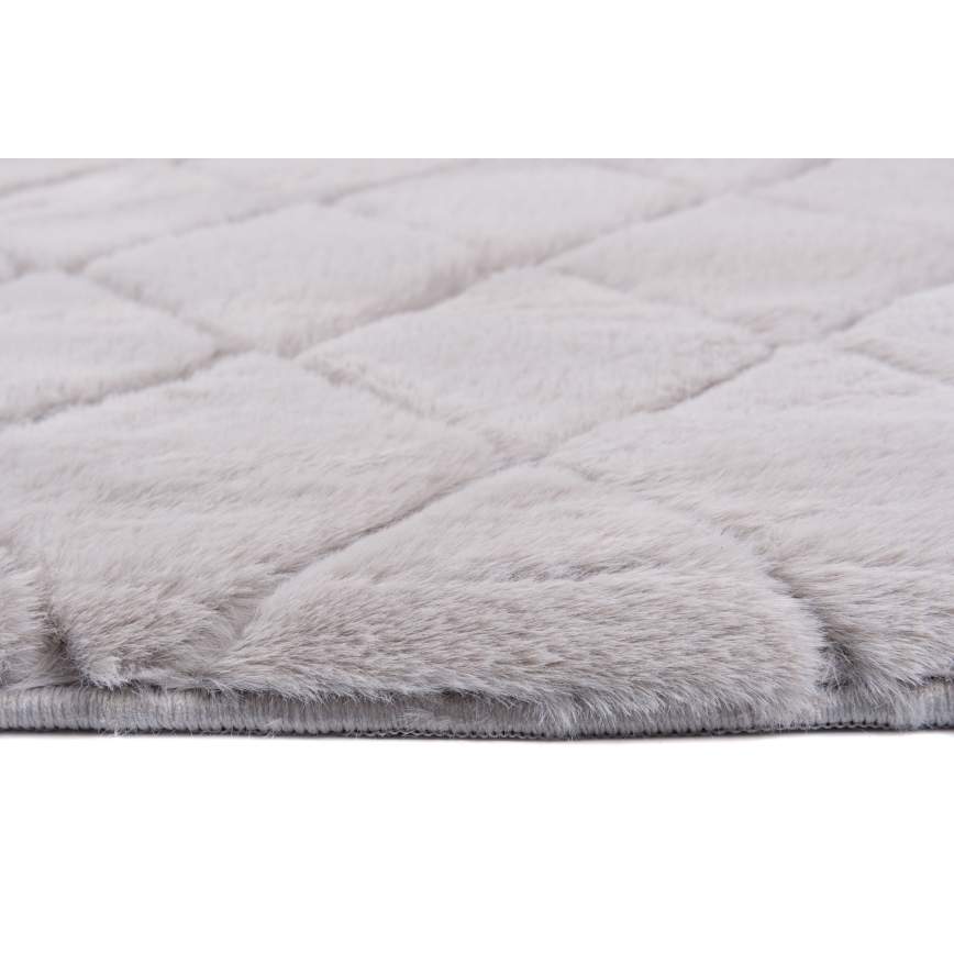 Tappeto antiscivolo MODENA NEW 60x100 cm grigio chiaro