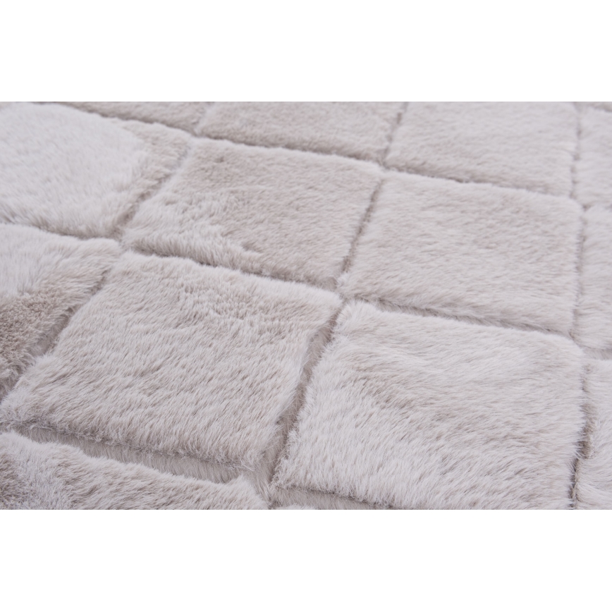 Tappeto antiscivolo MODENA NEW 60x100 cm grigio chiaro