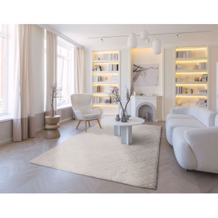 Tappeto antiscivolo MODENA NEW 80x140 cm colore crema