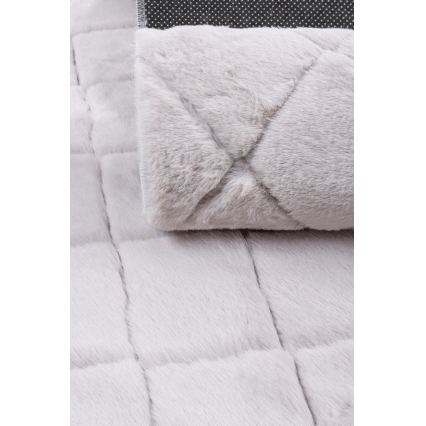Tappeto antiscivolo MODENA NEW 80x140 cm grigio chiaro