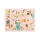 Tappeto antiscivolo per bambini ARES STREETS 80x150 cm beige/safari