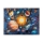 Tappeto antiscivolo per bambini PRINT 3D 120x160 cm pianeti/multicolore
