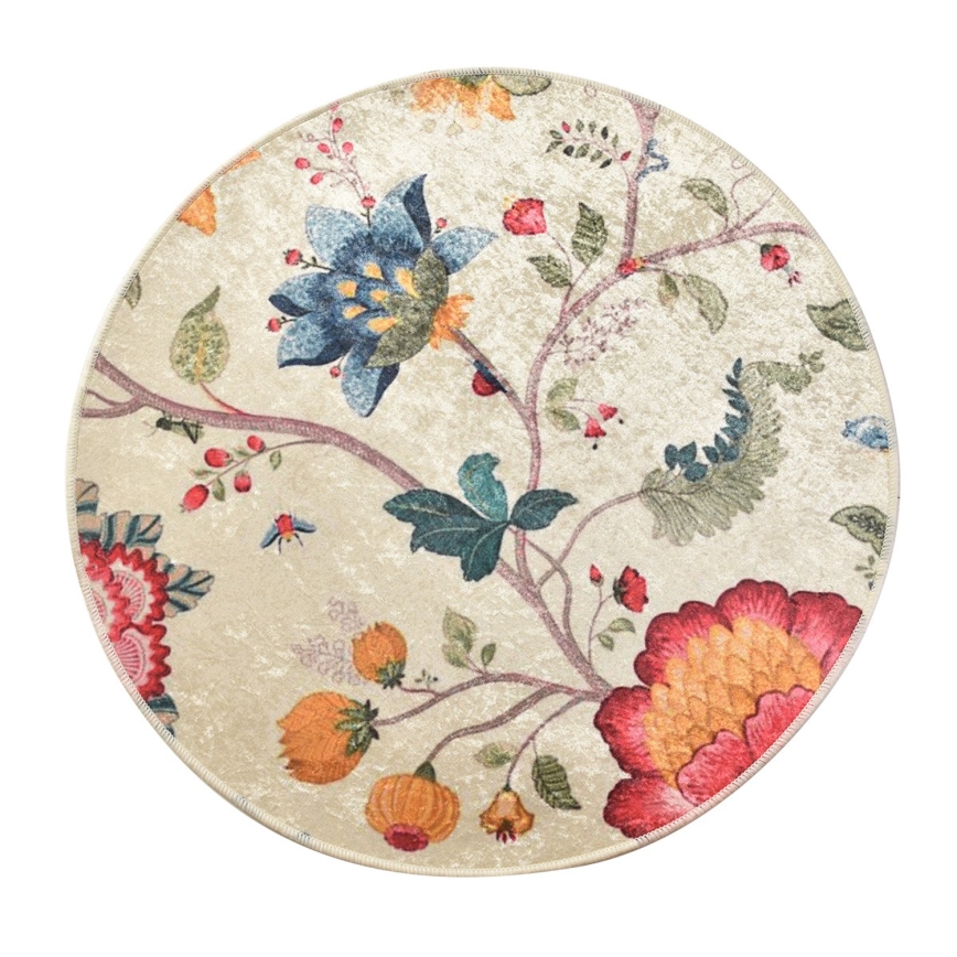 Tappetino da bagno ARYA diam. 100 cm multicolore