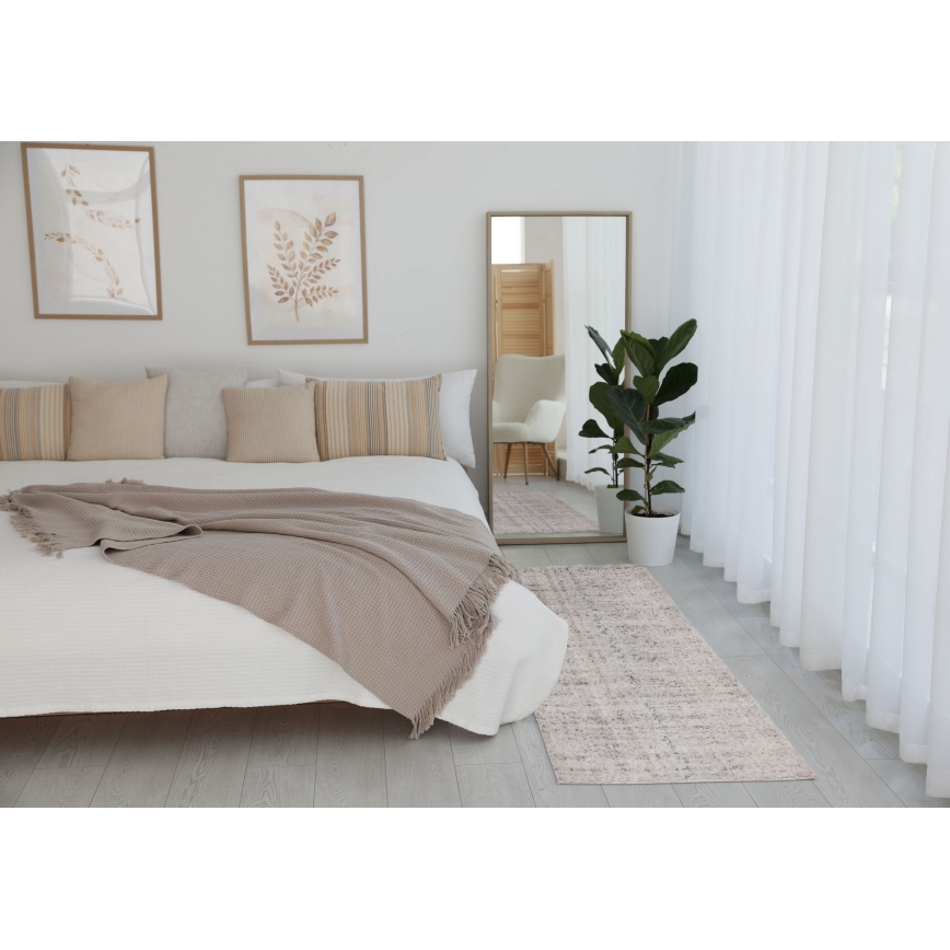 Tappeto BILBAO SHAGGY 80x150 cm beige