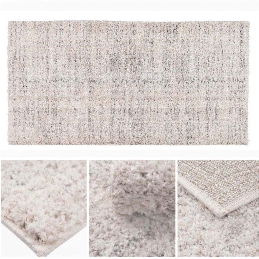 Tappeto BILBAO SHAGGY 80x150 cm beige