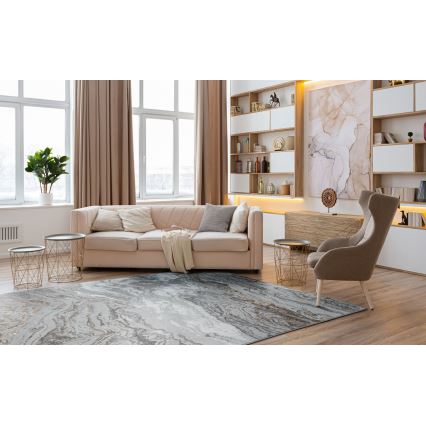 Tappeto CREATION 200x290 cm 1950g/m2 grigio/marrone effetto marmo