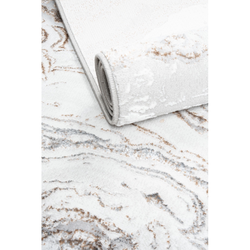 Tappeto CREATION 200x290 cm 1950g/m2 grigio/marrone effetto marmo