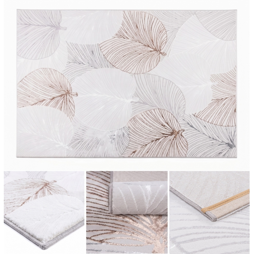 Tappeto CREATION 80x150 cm 1950 g/m2 grigio/beige/bianco